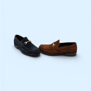 Due Mocassino morsetto Camoscio