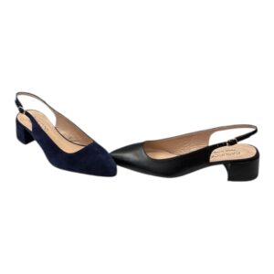 Sta décolleté punta aperte tacco 4 cm