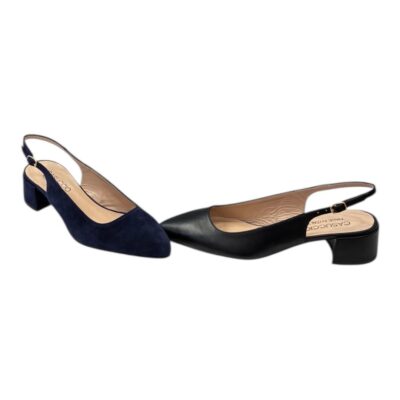 Sta décolleté punta aperte tacco 4 cm